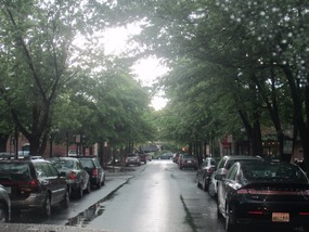Street in Biltmore Village in Asheville, SC