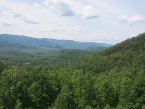 First overlook of the Parkway