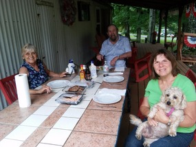 Dinner with Ken and Sandy