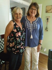 Arlene & Sandy at Lael & Tami's house