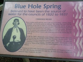 Blue Hole Spring information