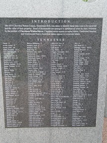 Cherokees removed from their land by state