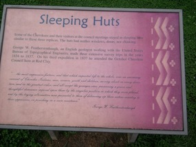 Description of the "sleeping hut"