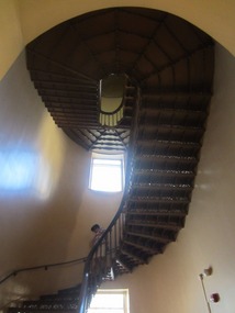 Spiral staircase in the Old Court building