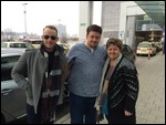 Saying goodbye at Frankfurt