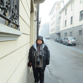 Ready for a stroll in the snow