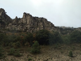 Driving across from Bilbao