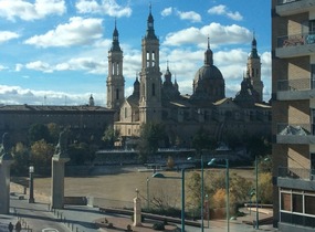 View from hotel window