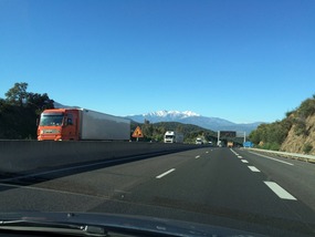 Glimpse of the Pyrenees