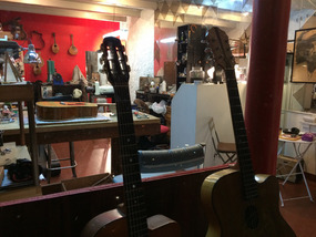 Musical instrument repair shop