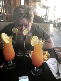 Julie discovers cocktail hour