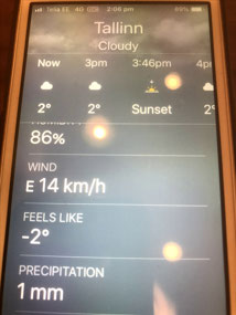 It's cold today.