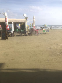 Beachside bar Larnaca