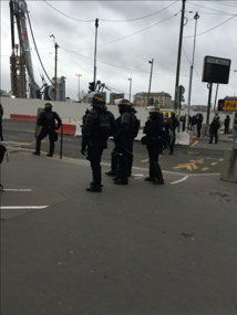 Police presence in Paris