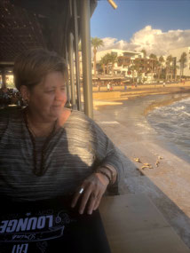 A last look out at the sea from Paphos