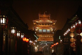 Pingyao Gate at Night