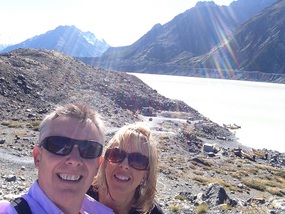At Lake Tasman above Jetty
