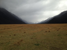 Glacial Valley On Way Back to Te Anau