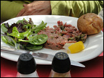 Lunch - raw meat :(