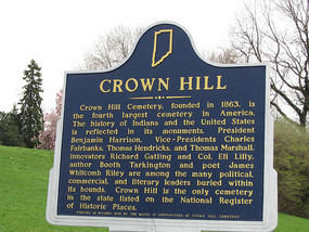 Crown Hill Cemetery - Benjamin Harrison Gravesite