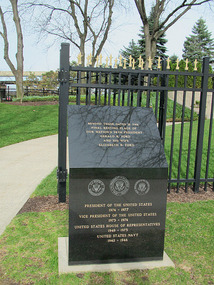 The Gates In Front Of Ford's Grave  
