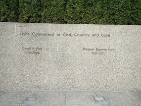 The Graves of Gerald Ford and Betty Ford