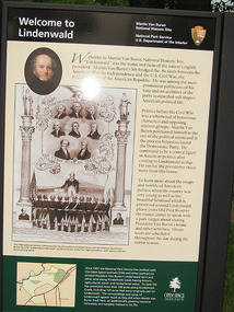 Sign Outside Martin Van Buren's Home