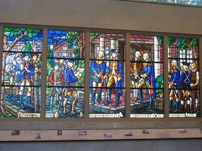 Stained Glass in Visitors Center