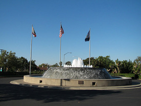 Fountain Out Front 