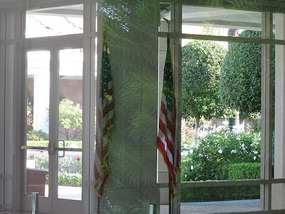 The garden - Nixon's burial site