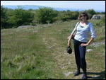 Julie displaying her anti-tick measures