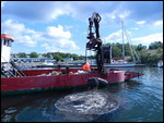 Removing the old buoys