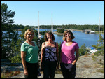 Three Liz Hurley Impressionists at Käringsund
