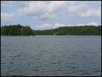 Looking out at Näsby harbour Surroundings