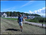 On walk to Lighthouse