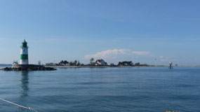 The light on North shore of Schlei entrance