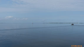 Flat calm conditions