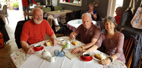 From left Berndt, Dietmar & Bettina