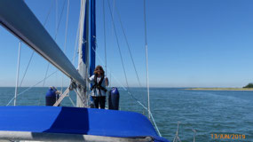 Approaching Gedser marina