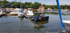 Interesting solar-powered boat