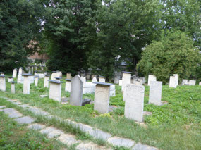 Remnants of graveyard