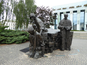 Part of Monument to Polish Uprising