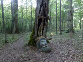 Monument to locals deported to Siberia