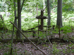 Memorial to partisans murdered in WW2