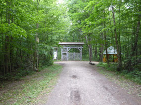 The gate to the Protected Forest