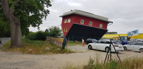The upside-down house