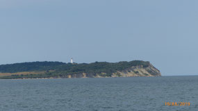 Looking back at light on Hiddensee