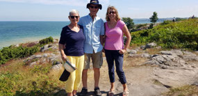 On the cliff path