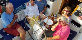 Richard, Elaine, 90% Jon, Julie & Gill
