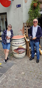 Owen & Geraldine with nice barrel